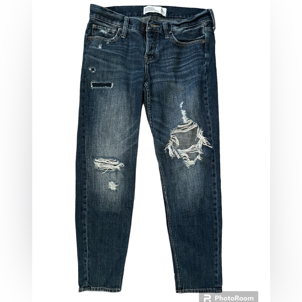 Abercrombie Boyfriend Straight Jean 0R W25 L 25